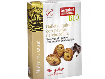 Biscoitos quinoa com chocolate bio livre pepitas 250 g germinal