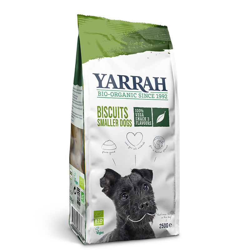 Biscoitos veganos para cães com algas bio 250g yarrah