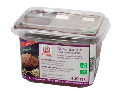 Genmai miso (arroz) não pasteurizado bio 400g Celnat