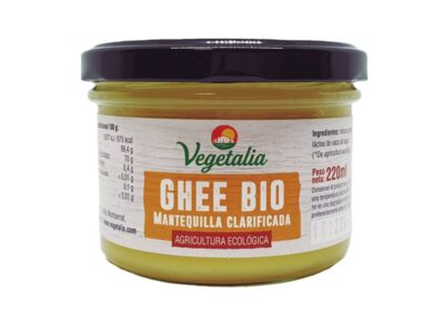 Ghee esclareceu a manteiga de 220 ml de vegetal