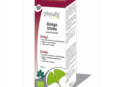 Ginkgo Biloba Extrato hidroalcoólico Bio 100ml Physalis