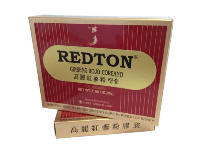 Red Ginseng coreano 300mg 100 cápsulas Redton