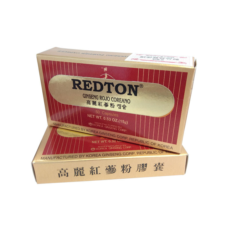 Ginseng Red Koreano 300mg 50 Redton Capsulas