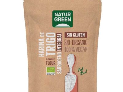 Farinha de trigo S/glúten Integral S/glúten 500g Naturgreen