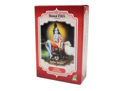 Henna caoba luminoso pó 100 g radhe shyam
