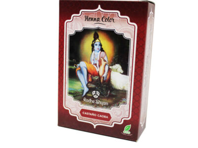 Henna castaño mogno poeira 100 g radhe sham