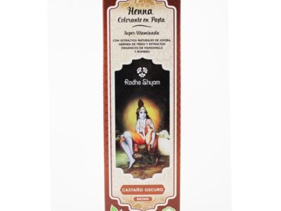 Henna Dark Castaño Pasta 200g Radhe Shyam