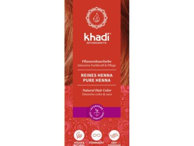 Henna natural 100% pura de 100g khadi