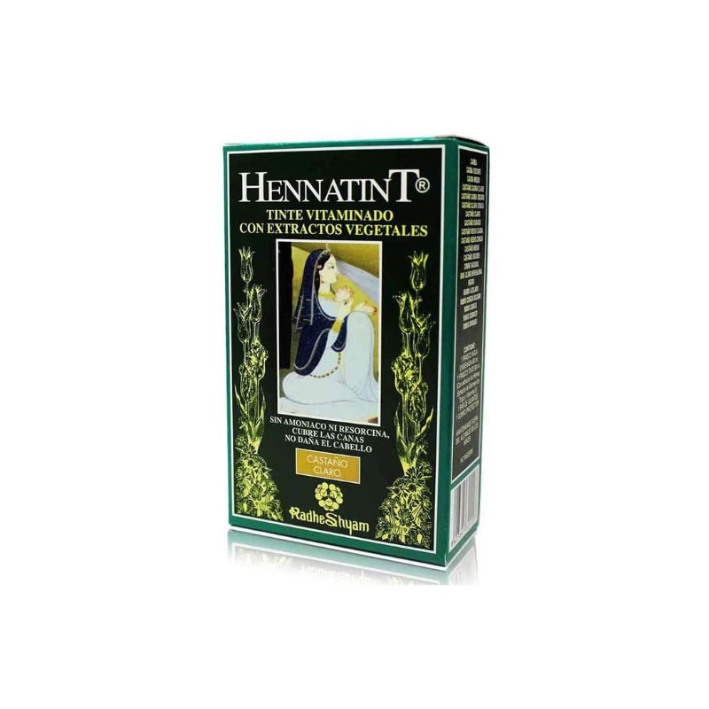 Hennatint 3 castanha leve 60ml+60ml radhe sham