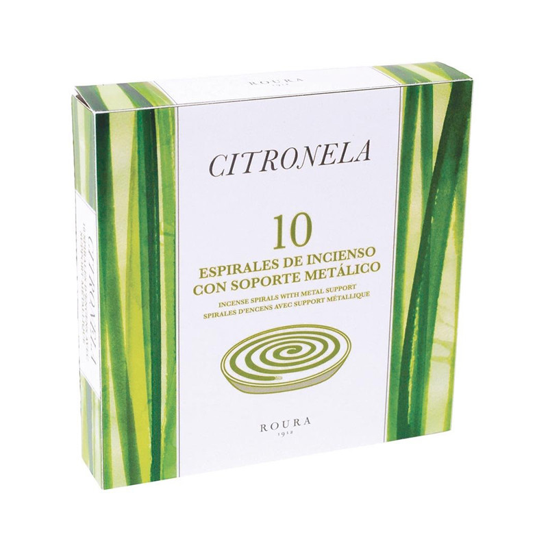 Antimosquitos em espiral incenso Citronela 10 UNDS Roura