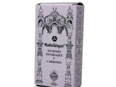 Incenso estorico 50g e carbono 10u radhe shyam