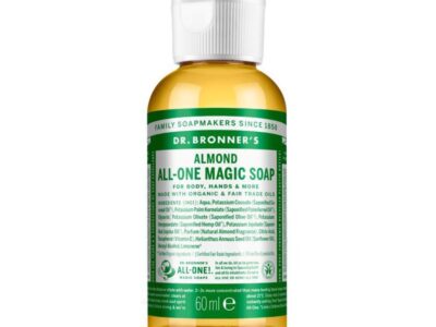Amêndoas de sabão líquido bio 60ml Dr. Bronner's
