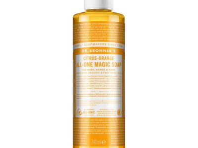 Sabão líquido laranja citrus bio 240ml Dr. Bronner's