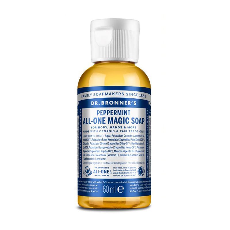 Sabão líquido MentA bio 60ml Dr. Bronner's