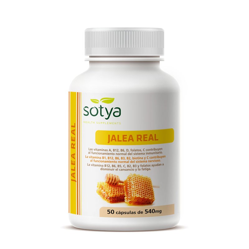 Geléia real com 540 mg de vitaminas 50 cápsulas Sotya