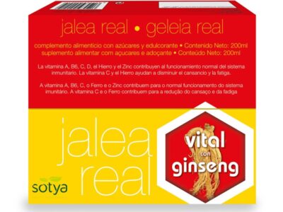 Geléia real vital com ginseng 20 frascos sotya