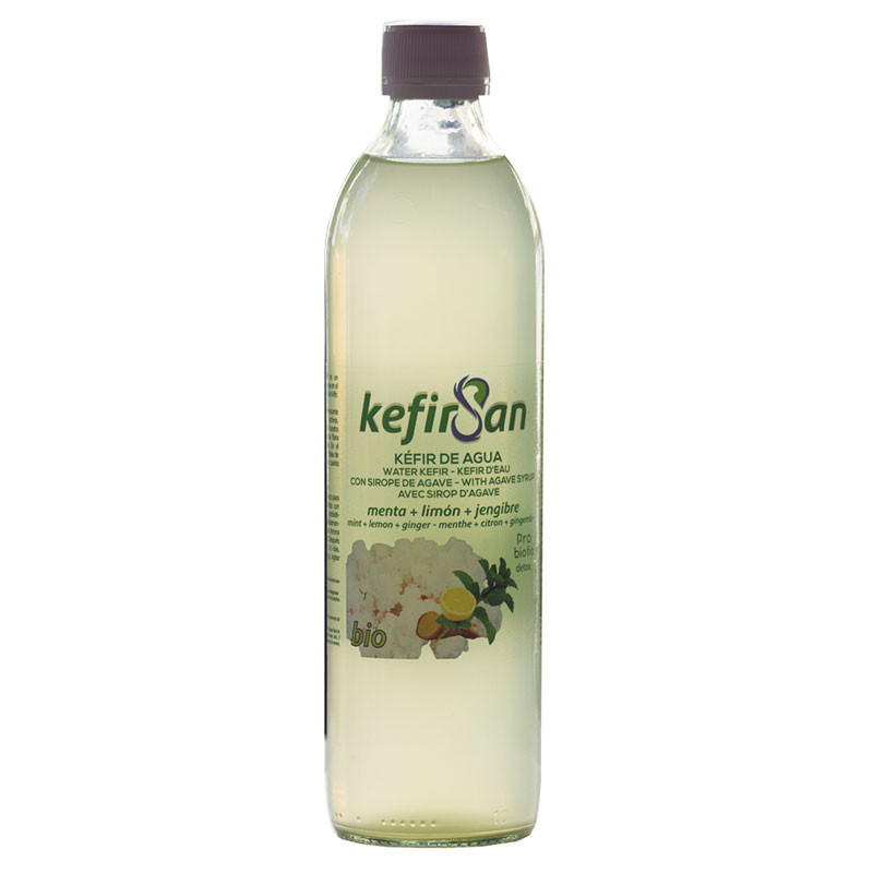 Kefirsan de hortelã, limão e gengibre bio 500 ml bionsan