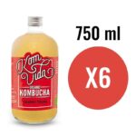 Kombucha Carria e Curcuma Bio 6x750ml Komvida