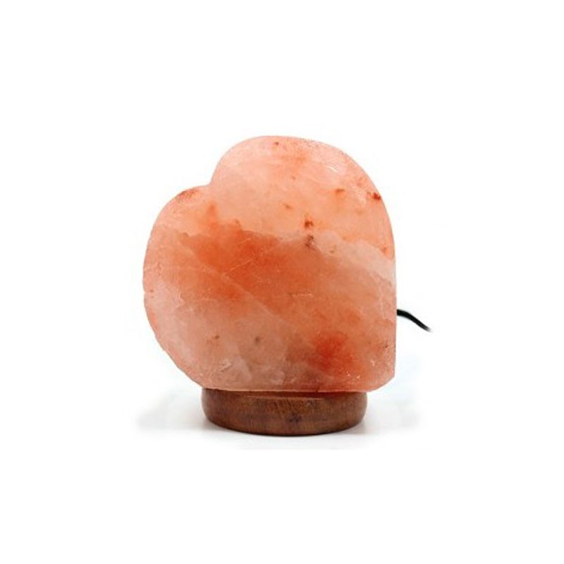 Lâmpada de sal do coração USB