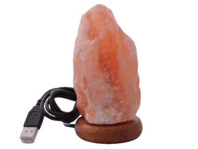 Lâmpada de sal USB natural