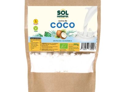 Leite de coco bio 200g sol natural