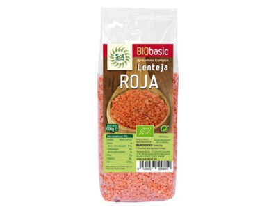 Lentilhas vermelhas Bio 500g Sun Natural