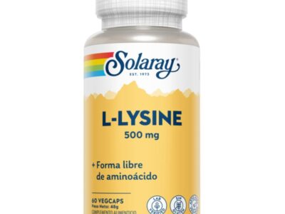 L-lisina Lisina 500mg 60 VCAPS Solaray