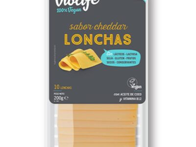 Fatias veganas com sabor cheddar 200g violento
