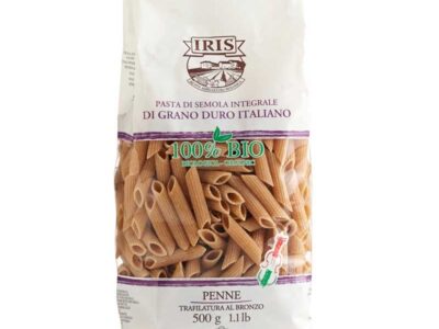Bio 500 g Iris Macarrones de trigo integral
