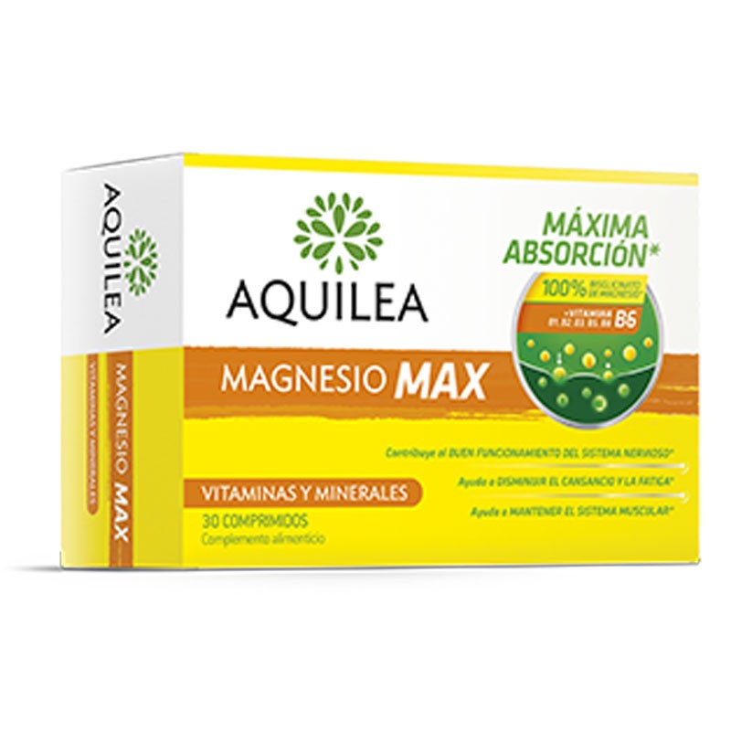 Magnesio max 30 comprimidos aquilea
