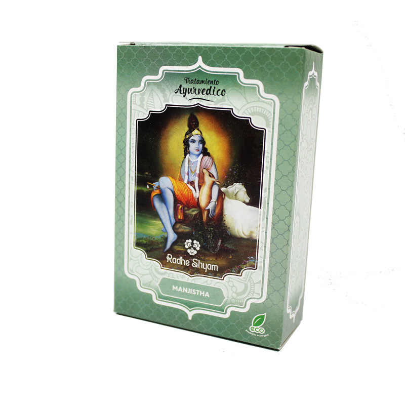 Manjistha Cabelo natural Tratamento 100g Radhe Shyam