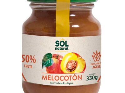 Geléia de pêssego com agave bio 330g sol natural