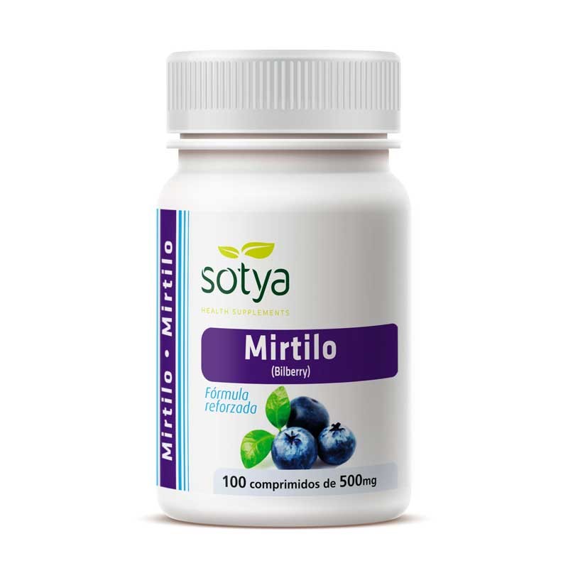 Mirtil Arandano 500mg 100 comprimidos Sotya