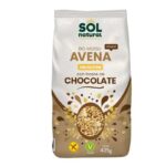 Amostras de aveia e glúten -bio biografia de chocolate 425g Sol natural