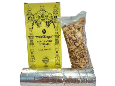 Palo santo cortado y carbon 30 g radhe shyam