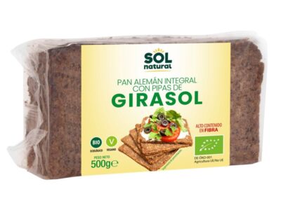 Centeno integral alemão com bio 500g Tubos de girassol