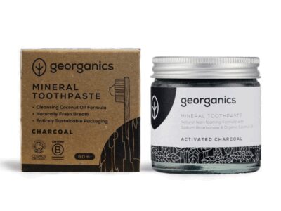 Creme Dental de Carbono Ativo, 60ml - Georgania