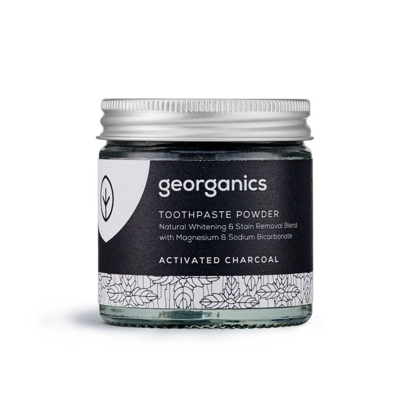 Pasta dentária Poeira de carbono ativou 60 ml georganics - Image 2