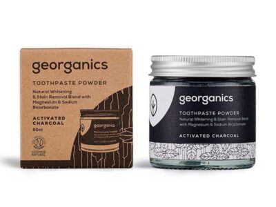 Pasta dentária Poeira de carbono ativou 60 ml georganics