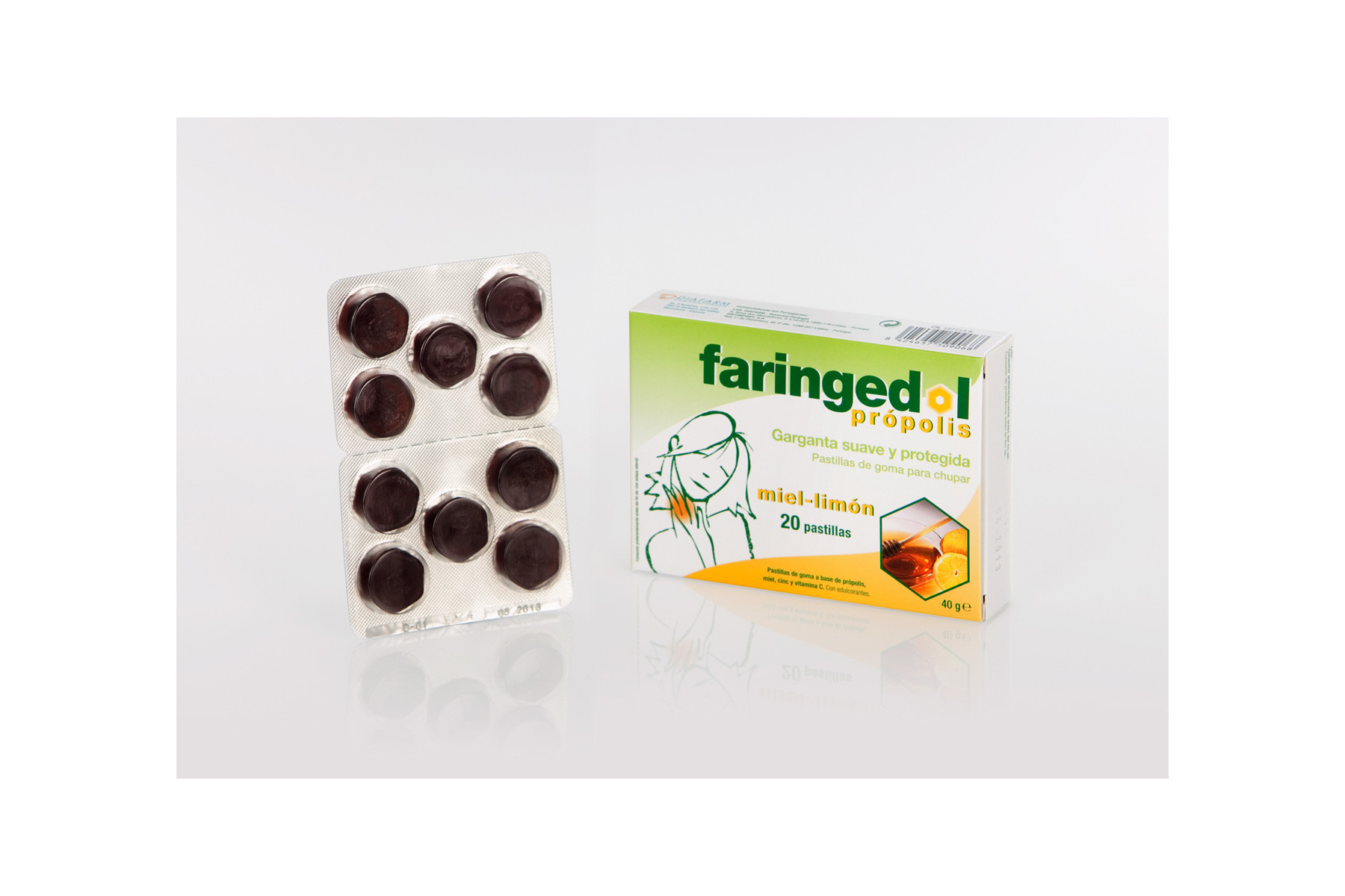 Pílulas de mel e limão 20 unidades