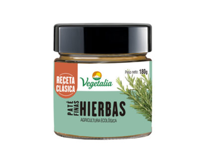 Pate com vegetal biológico fino 180g