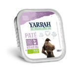 Pate para cães com frango e peru Tarrina Bio 150g Yarrah