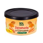 Pate vegano cenoura curcuma bio 125g sol natural