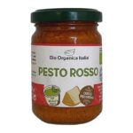 Pesto rosso com pecorina e amêndoas bio 130g Itália orgânica