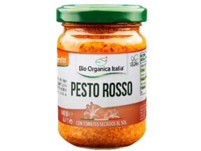 Pesto rosso vagano bio 140g orgânico Itália