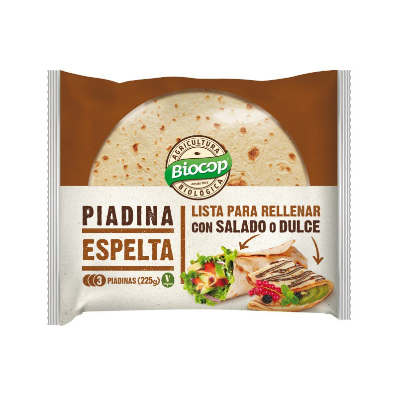 PIADINA DE ESPELTA BIO 225G BIOCOP