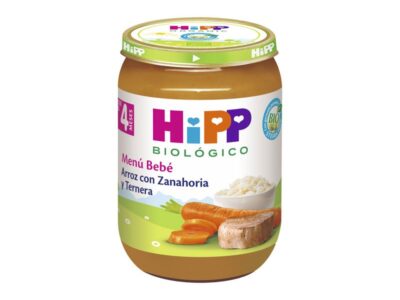 Potito de arroz com Carrot e Bernera Bio +4m 190g Hipp