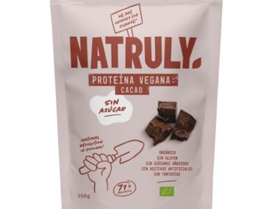 Proteína vegana 70% de chocolate bio 350g naturuly