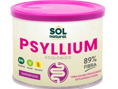 Psyllium em pó S/glúten bio 200g sol natural