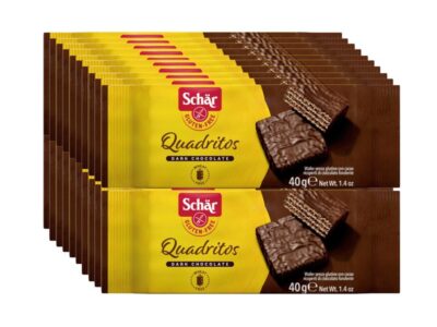 Barcos de chocolate quadritos 20x40g schar